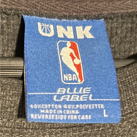 NBA Gray Phoenix Suns Long Sleeve Waffle Tee - Picture 2 of 2